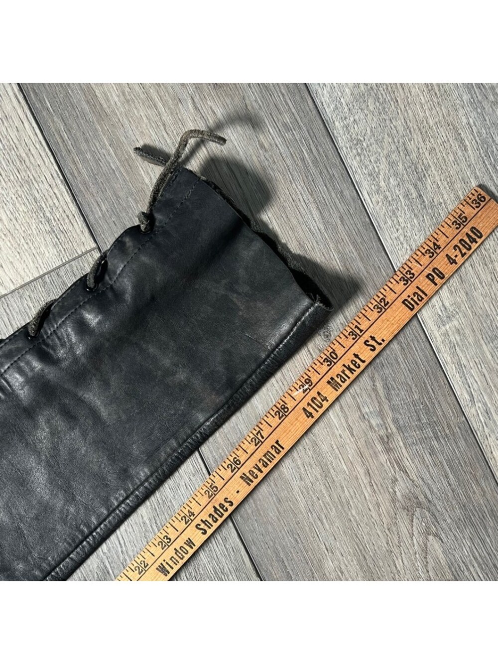 Vintage Harley-Davidson Women's 8 Leather Lace Up Motorcycle Pants Black - Picture 14 of 14
